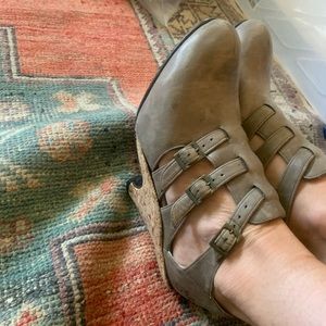 John Fluevog wedge heels